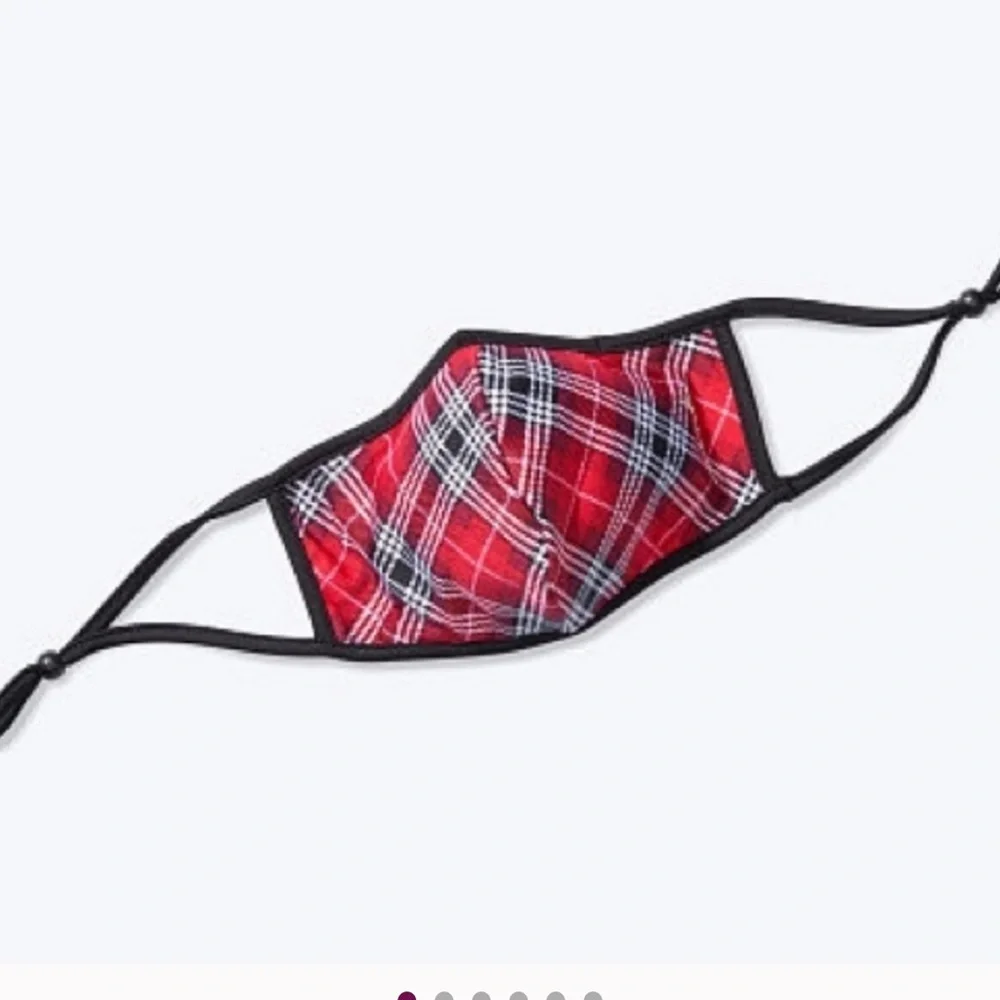 Victoria's Secret Pink Plaid Re-usable Face Mask